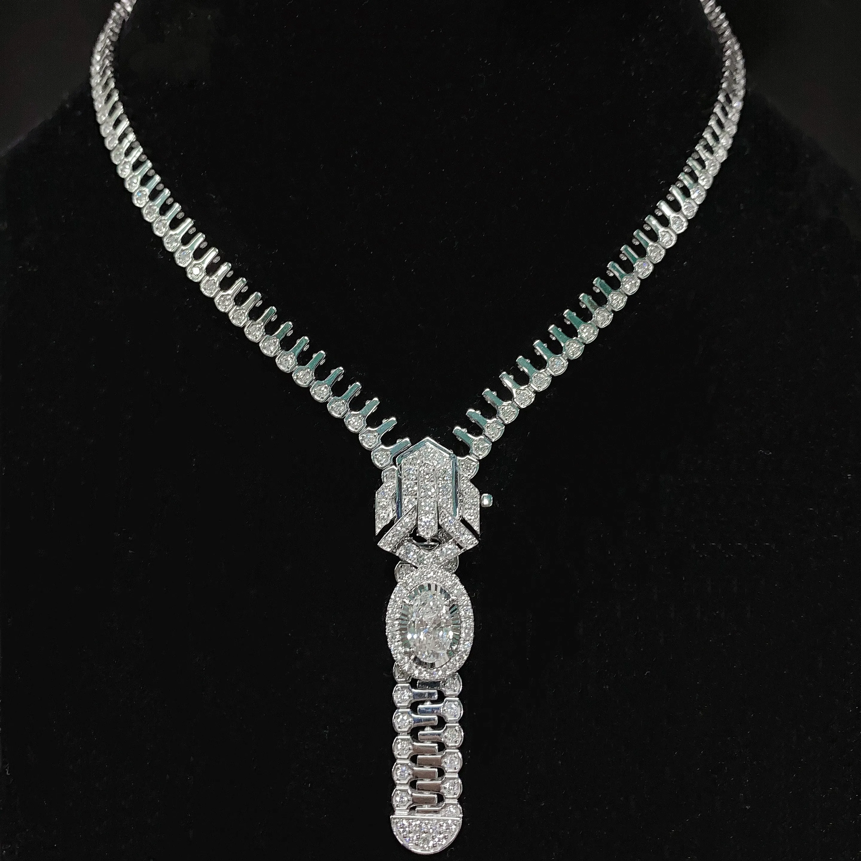 Crafted 925 Sterling Silver Necklace for Women Fine Jewelry Luxury Palestine Custom Name Necklace