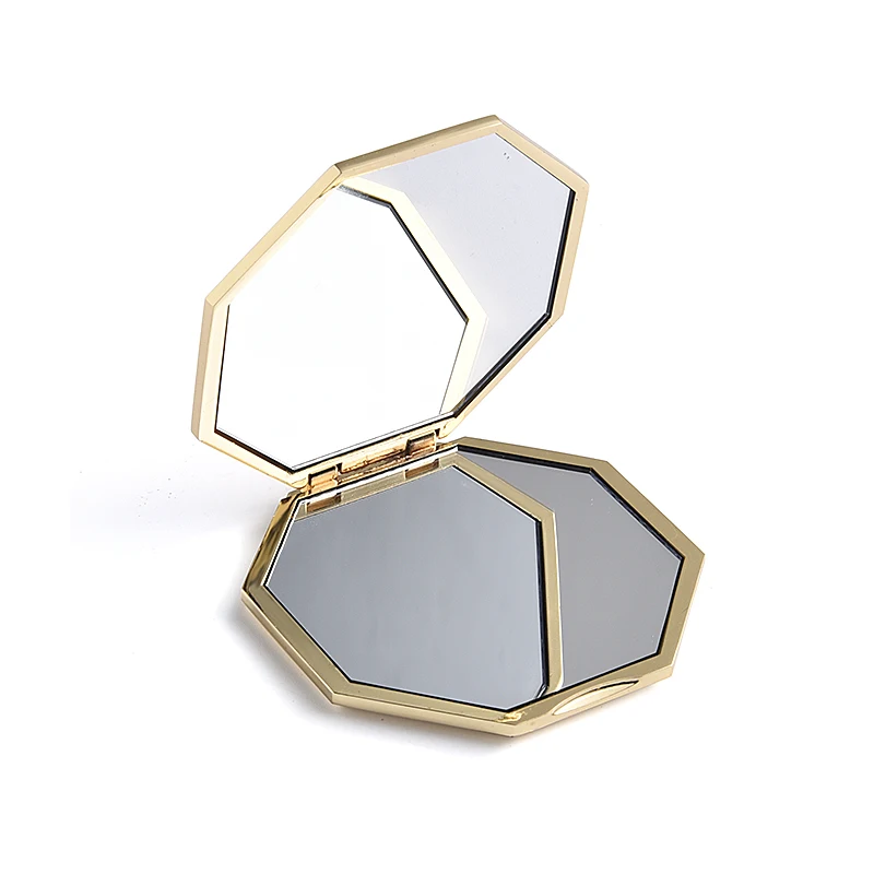 Sublimation Blank Compact Flexible Pocket Mirrors Cosmetic Flower Make up Small Hand Mirror