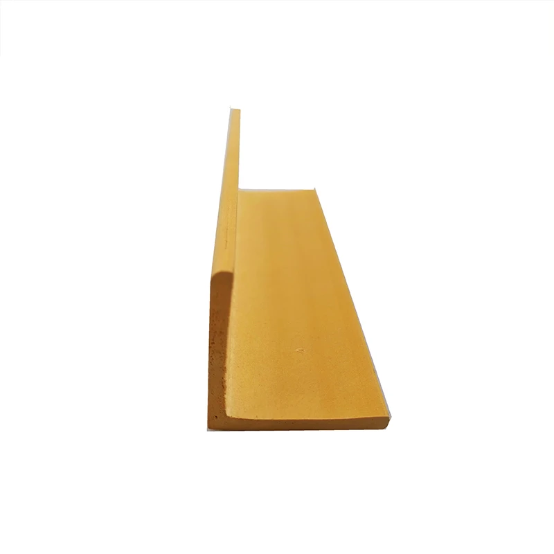 Wall baseboard molding laminate indoor usage skirting for indoor wpc L shape corner line skirting