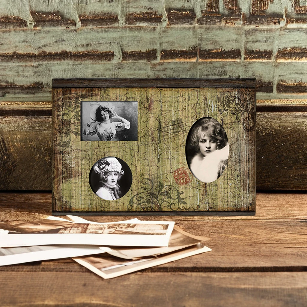 Hot Selling Retro Simple Classic Picture Frame Custom Size Solid Wood Photo Frames for Wall Art Home Decor