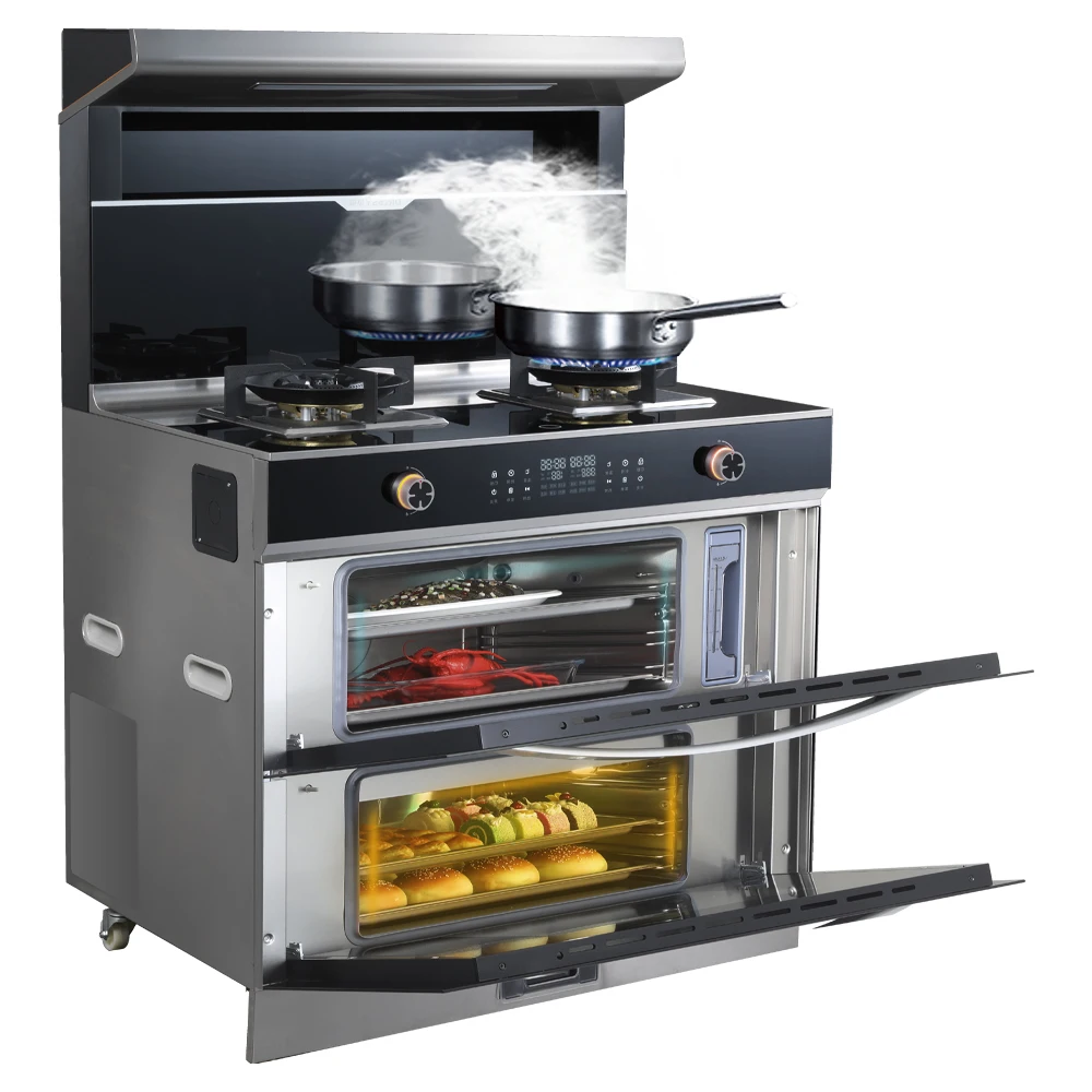 Gexiang Supplier Custom Built-In Integrated Oven Under Cabinet Electric Chimney Range Cooker Hood