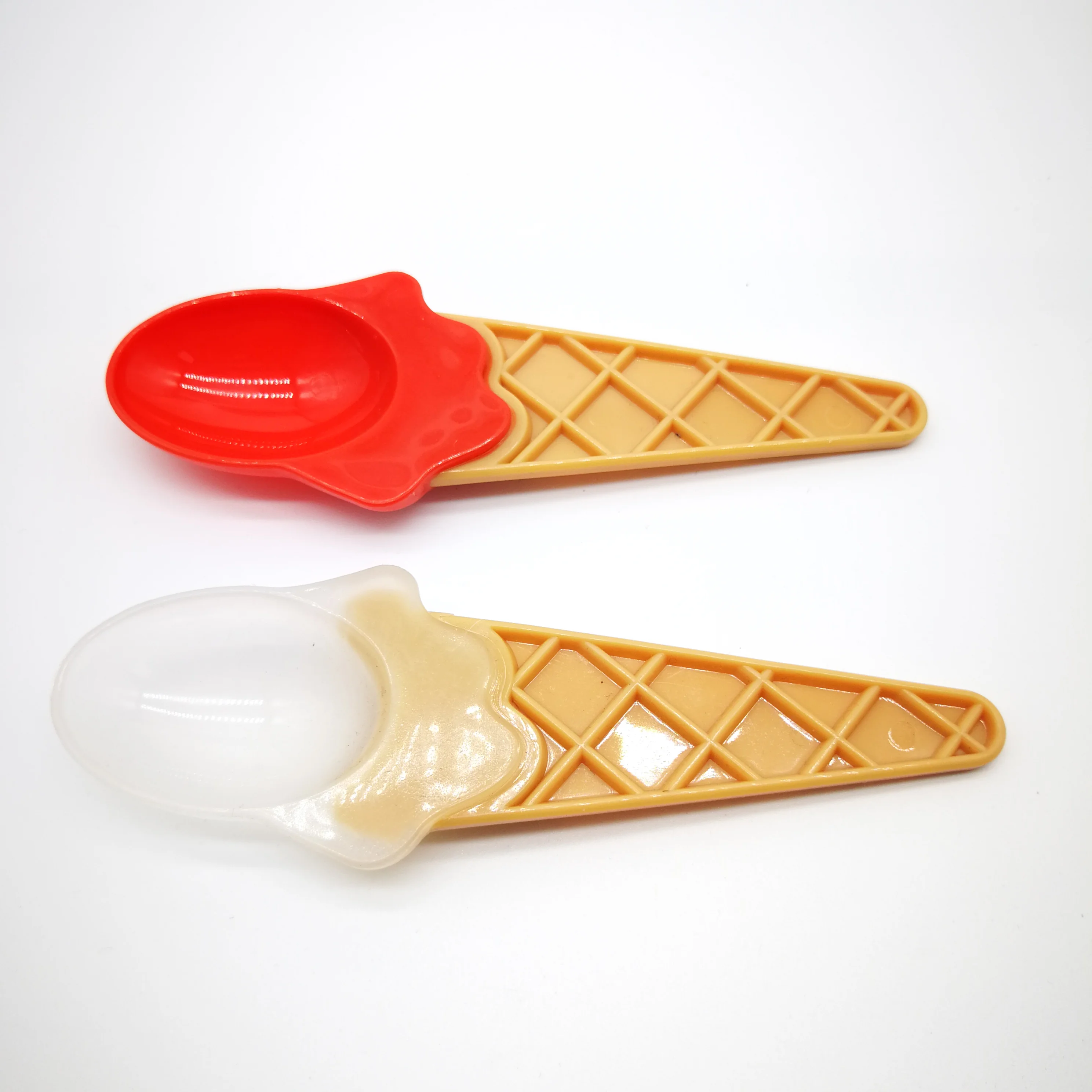 Eco Friendly Ice Cream Spoon Plastic Custom Color Ice Cream Plastic Spoon For Yogurt