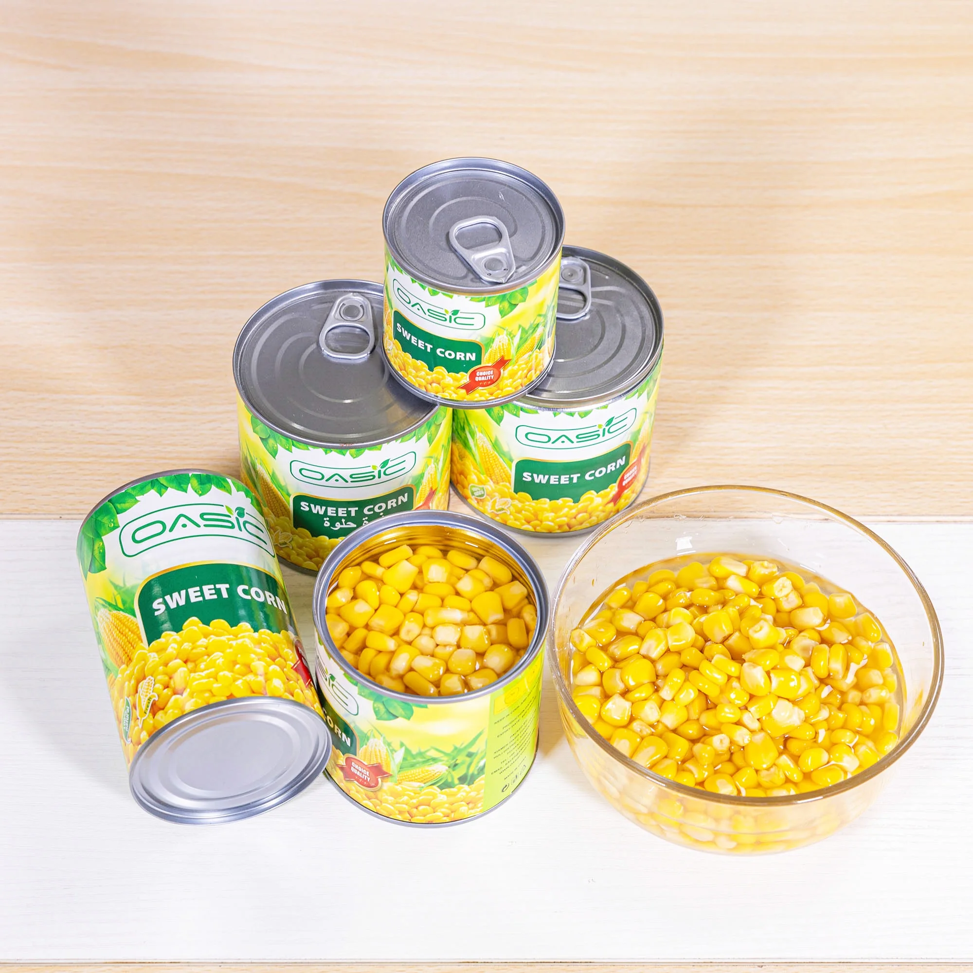 Заводская Высококачественная популярная консервированная сладкая кукуруза по лучшей цене 100% свежих консервов