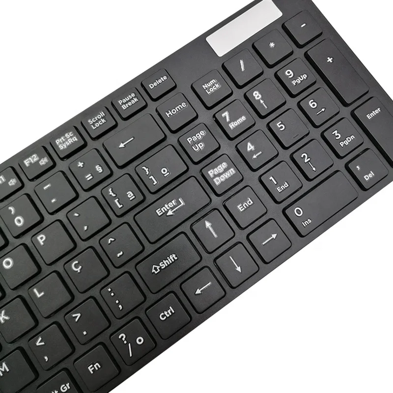 
In stock Desktop 104 keys mini Ergonomics 2.4 g wireless keyboard 