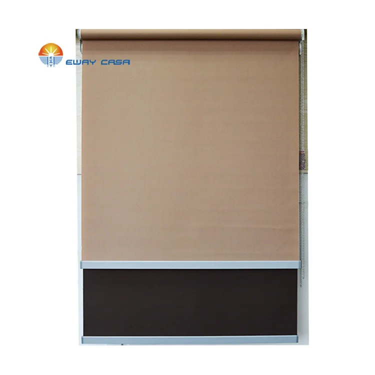 
Double Layer Roller blinds 100% Blackout Window blinds Day&Night Roller Shades Bedroom Office Blinds No. RB_DN_C15 