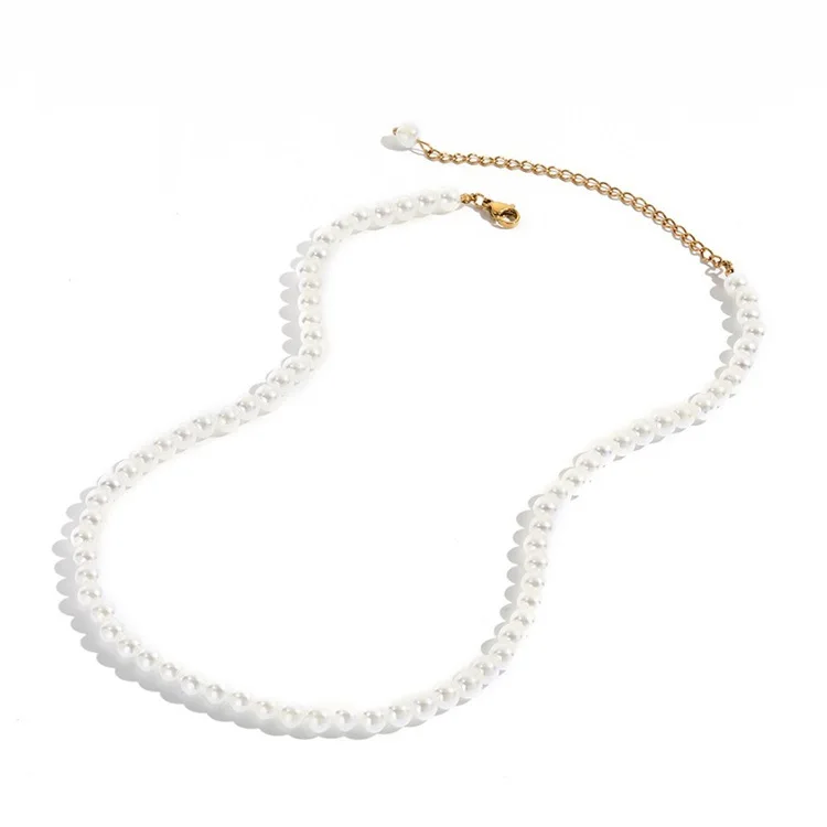 High Quality Fashion Pearls Necklace Women Gift 14k Gold Plated New Wholesales Choker Necklace