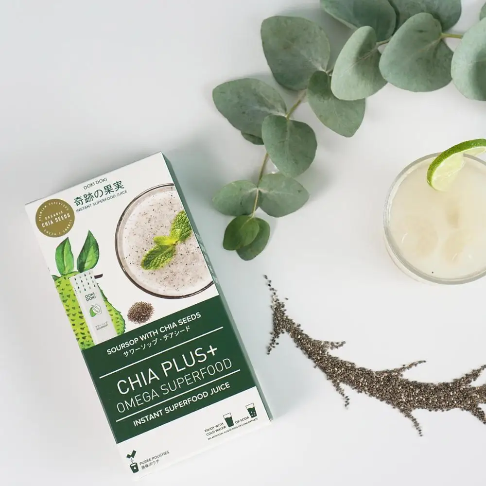 
Omega Drink - Soursop with Chia Seeds High in Fibre and Omega 