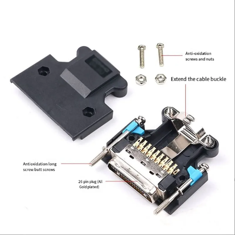MDR Connector SCSI 14/20/26P/36/50P full gold Plug CN Servo connector for Yaskawa/Panasonic