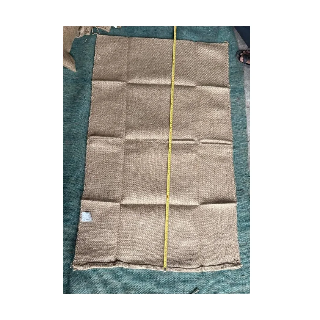 Best Quality 100kg 50kg Jute Sacks 100% Jute Gunny Bags Wholesale Price Customized Brand & Logo Jute Sacking Bag