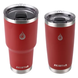 Skirton wholesale 20oz vacuum insulated stainless steel tumbler magnet lid tumbler with Magnetic sliding lid