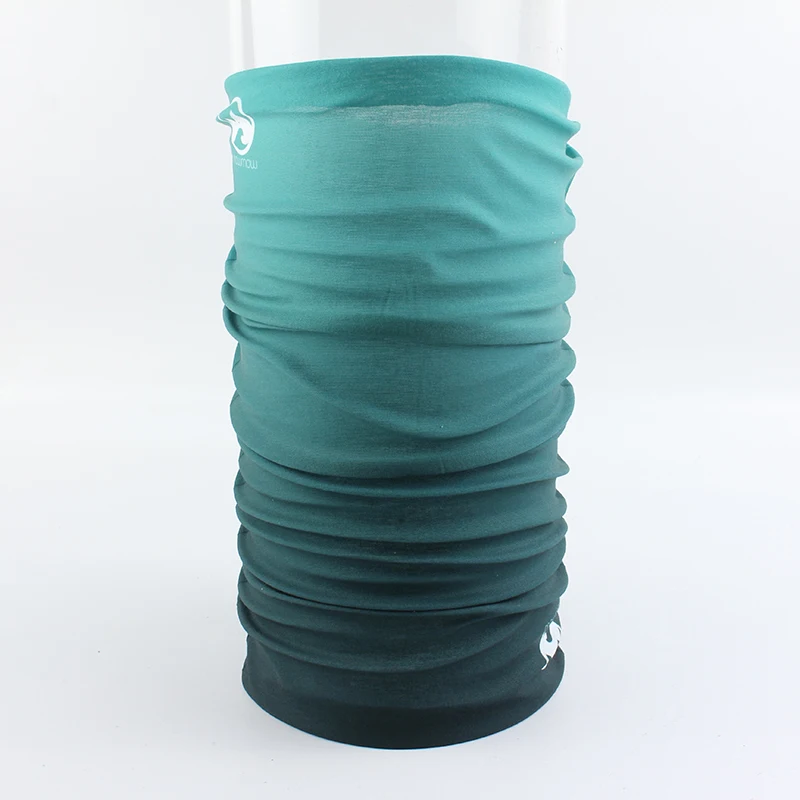 RPET Polyester Fabric Wholesale Custom Logo Neck Gaiters Seamless Bandanas Fishing Gaiter Custom Tube Bandanas Scarf Buffss