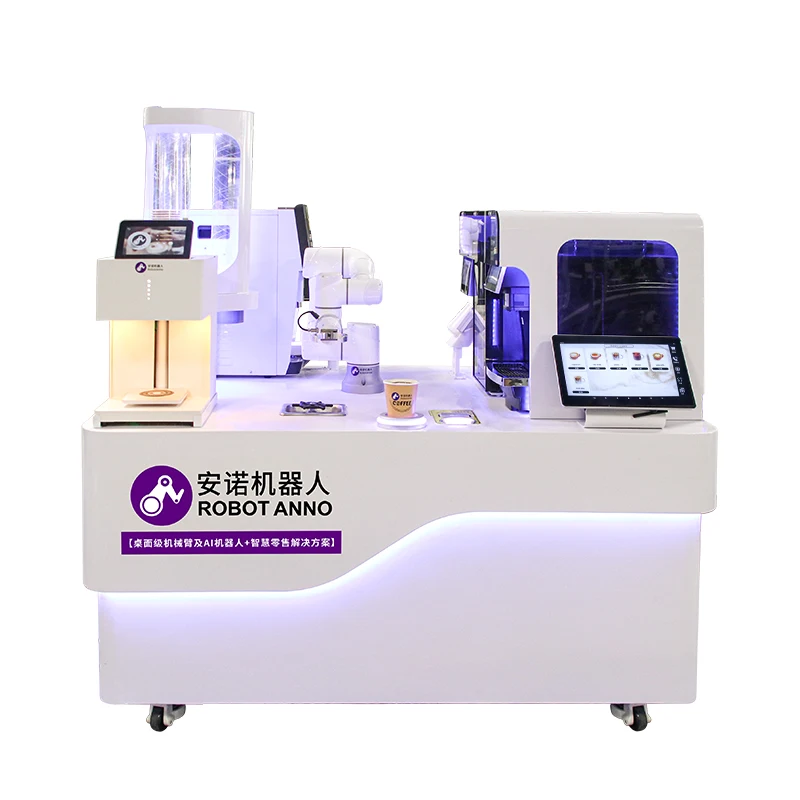 Commercial Indoor AI Intelligent Automatic Latte Coffee And Printing Coffee Machine Barista Coffee Robot