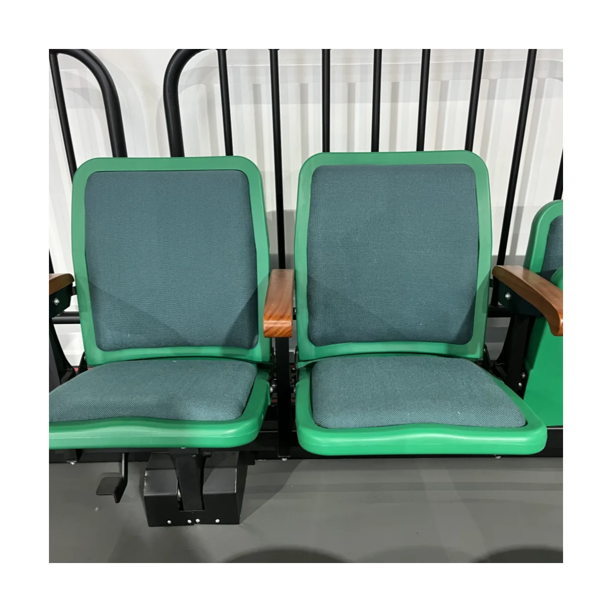 Soft Cushion Folding Auditorium Stadium Bleacher HDPE Foldable Chair Seat for Sports