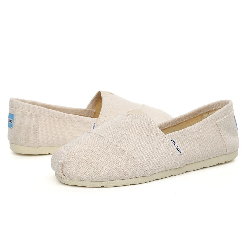 Summer casual espadrilles shoes Wholesale Solidly colored canvas shoes Espadrilles for men