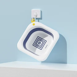 factory supply ready-made or custom-made small mini size Portable baby children plastic wash basin Collapsible washbowl