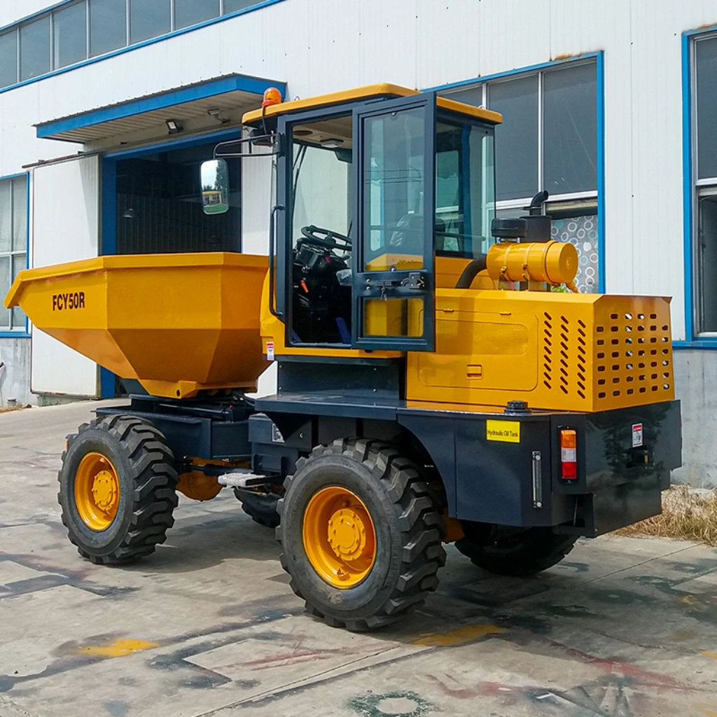 FCY50R качающийся ковш 4x4 мини-самосвалы дизельный Camion гидравлический самосвал для инженерных и строительных