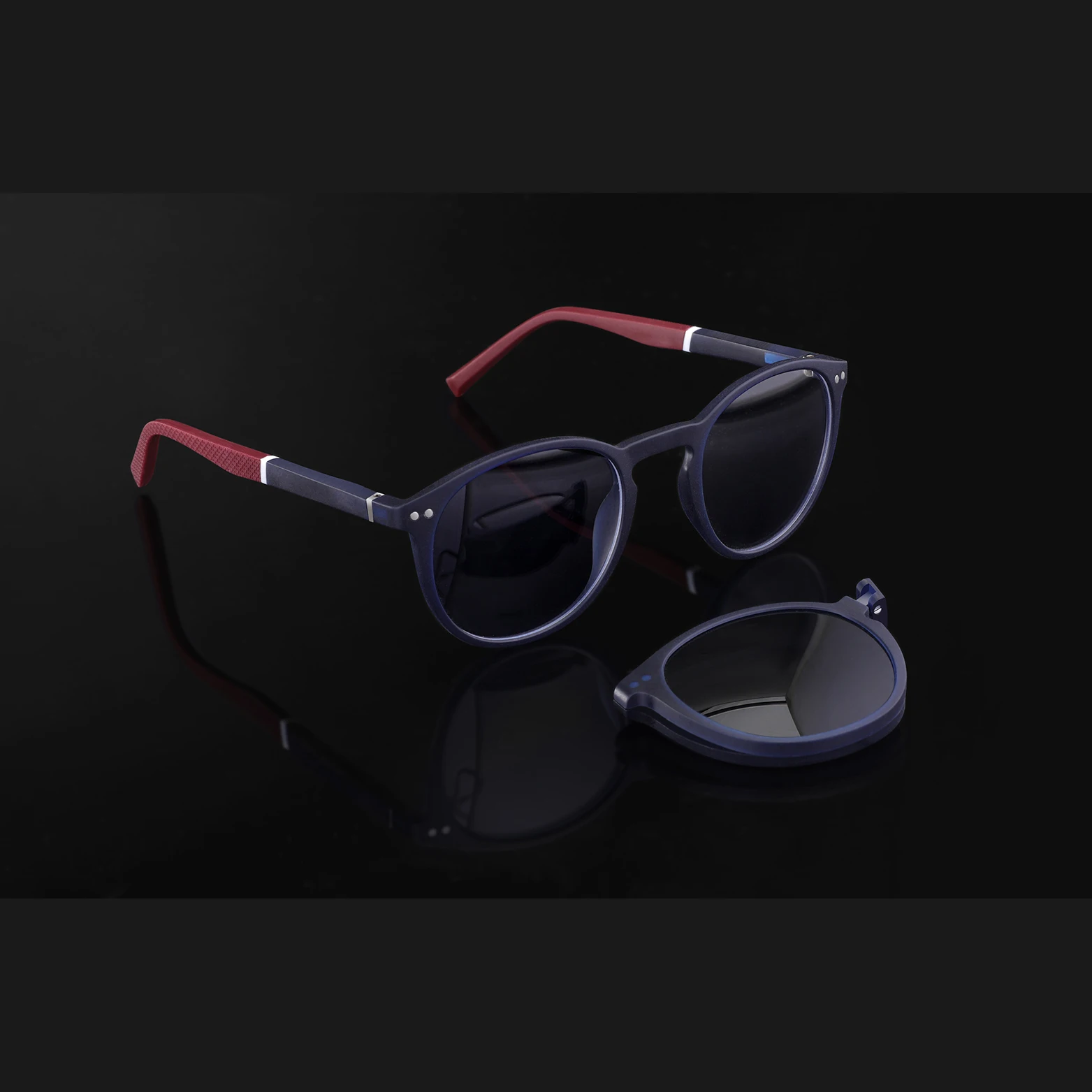 Lentes clip on Oculos Gafas Lentes Polarized Men Women clip on Sunglasses 2022 Designer Trendy De Sol Fashion Black T