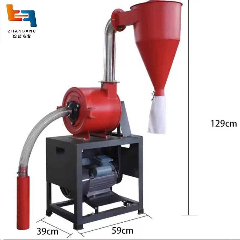 Self-priming Maize Wheat Flouring Mill Corn Crusher Machine Grain Grinder Machine