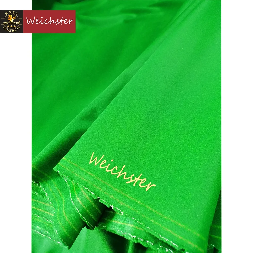 Weichster Tournament Plus Quality High Density Smooth Durable Woolen Snooker English Pool Table Cloth 198cm width