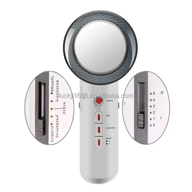New Portable Ems slim Facial Home Use Beauty Machine Weight Loss Fat Burning Massage Machine