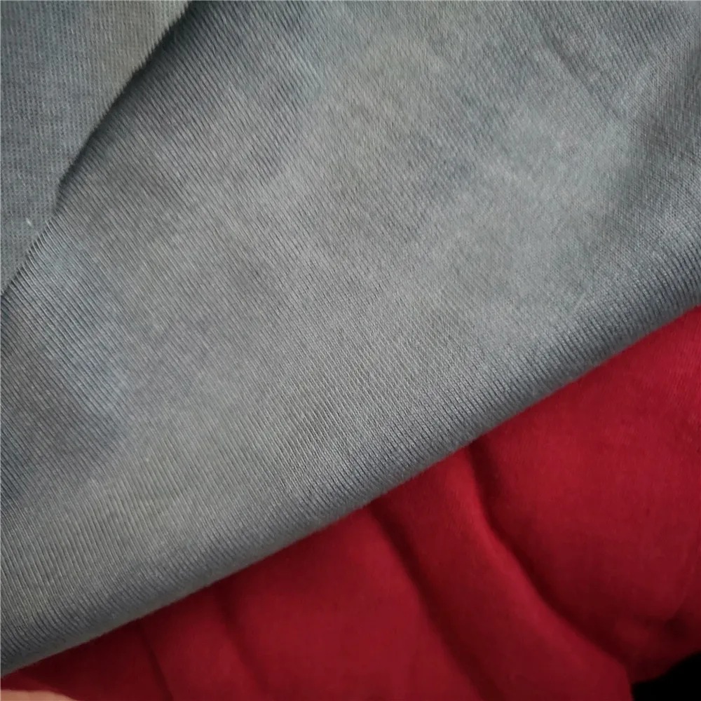 220gsm Tubular Cotton Knitting Seamless Cotton Fabric For T-shirt