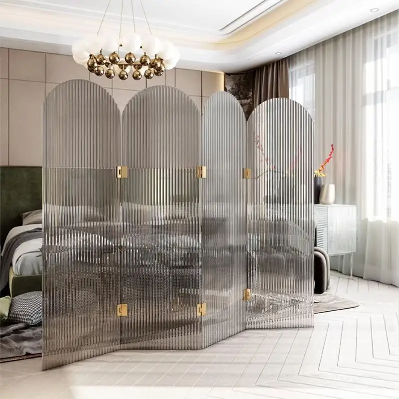 Transparent Partition Bathroom Hallway Livingroom Modern Simple Acrylic Mobile Screen