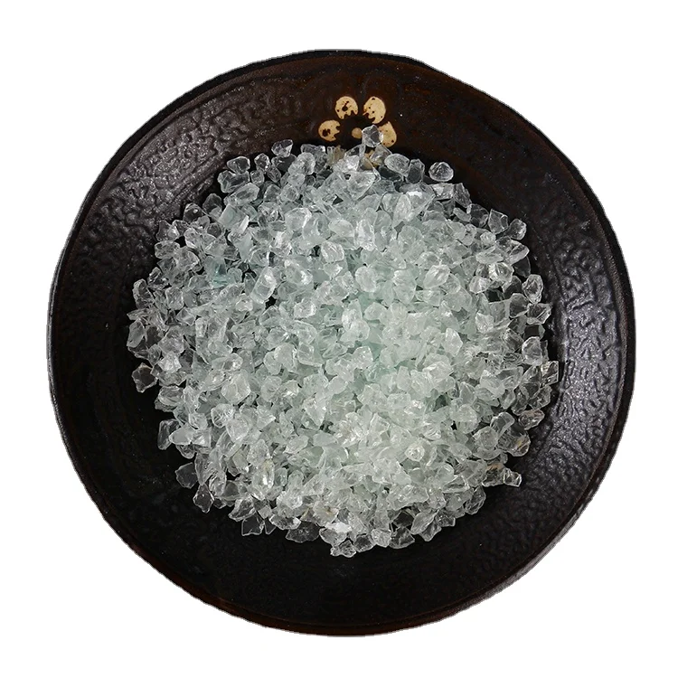 2022 Unique Design artificial grass Hot Sale Decorative Crushed Clear Glass Sand