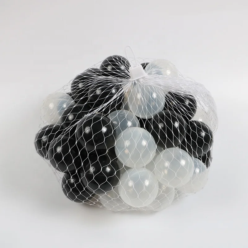 Factory direct supply high quality durable black plastic ball with ISO certificate