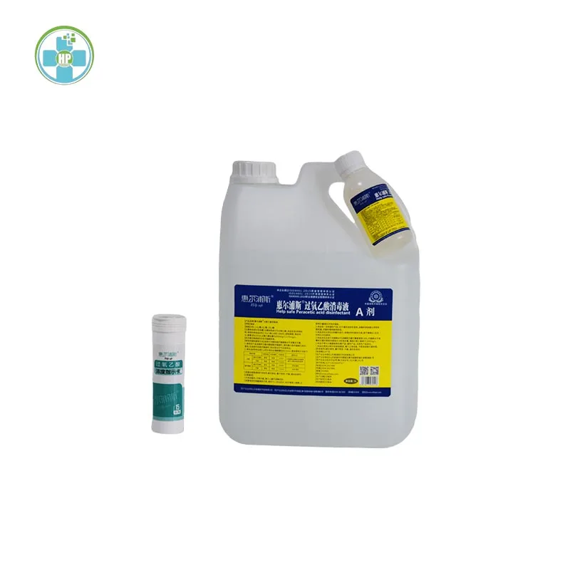 Safe and environmentally friendly peracetic acid disinfectant
