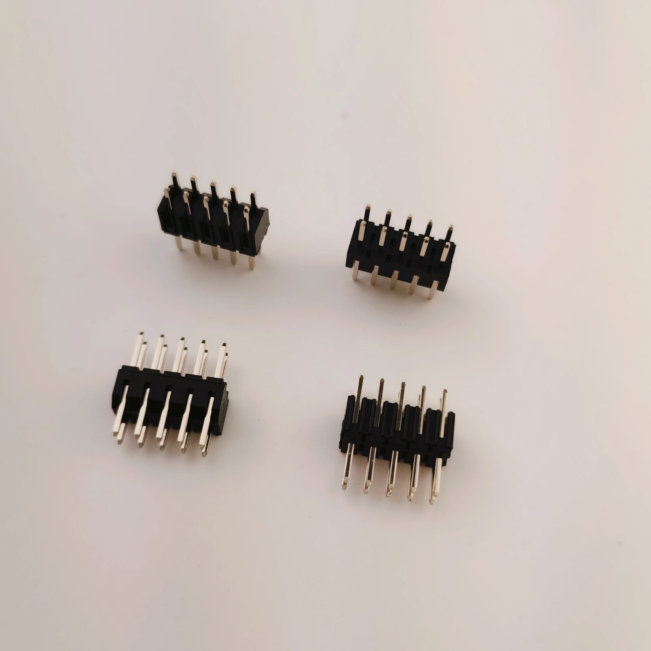 2.54mm pitch pin header connector 10pin special plastic pcb connector