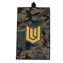 Wholesale Quick Dry Microfiber Sublimation Printing Waffle Disc Golf Towel Printed