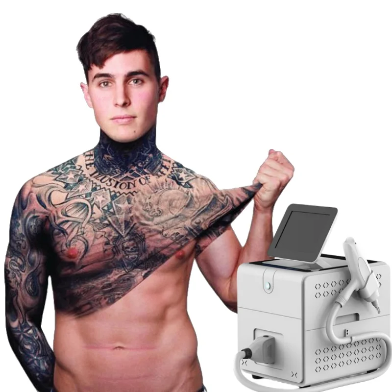 Factory Price Portable High Quality Q-Switched 1064Nm 585Nm 532Nm Opt Tattoo Removal Nd Yag Laser Machine