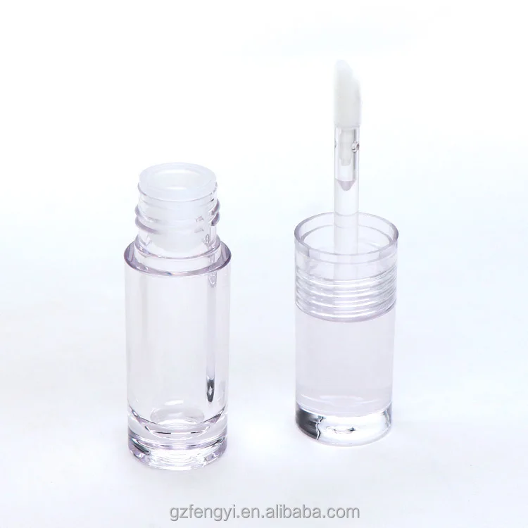 Small Size Lip Gloss Container,  Transparent Lip Gloss Container Tube, Customized Lip Gloss Tube Label