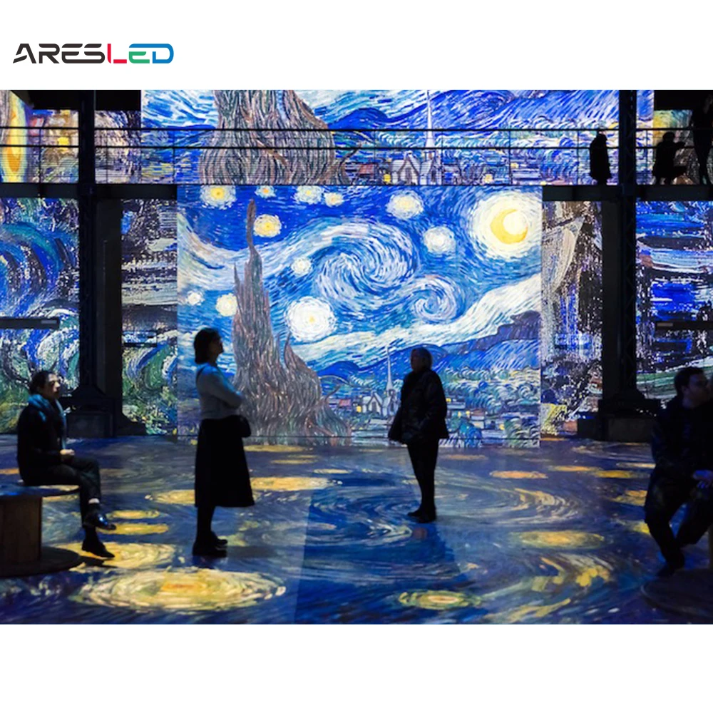 Immersive 3d Led Display Wall Stage vfx 3d vr xr Studio Led Immersive Display Solution