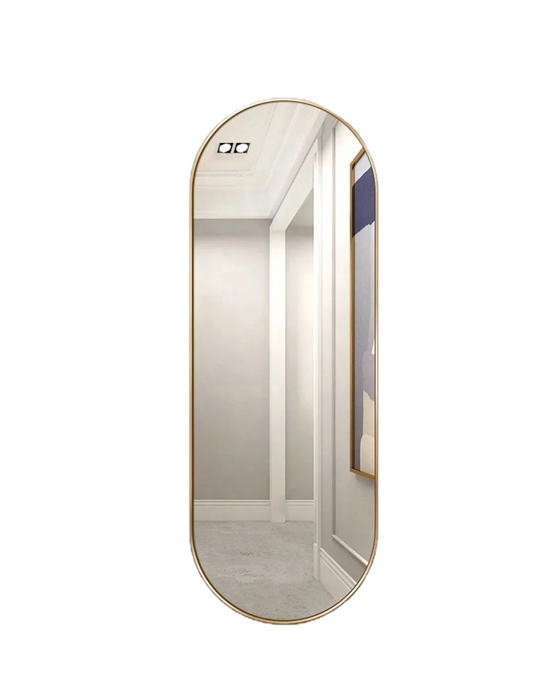 Wholesale LED Large Floor dressing mirror Stand Full Length bevemodern Mirror modern mirrors decor wall