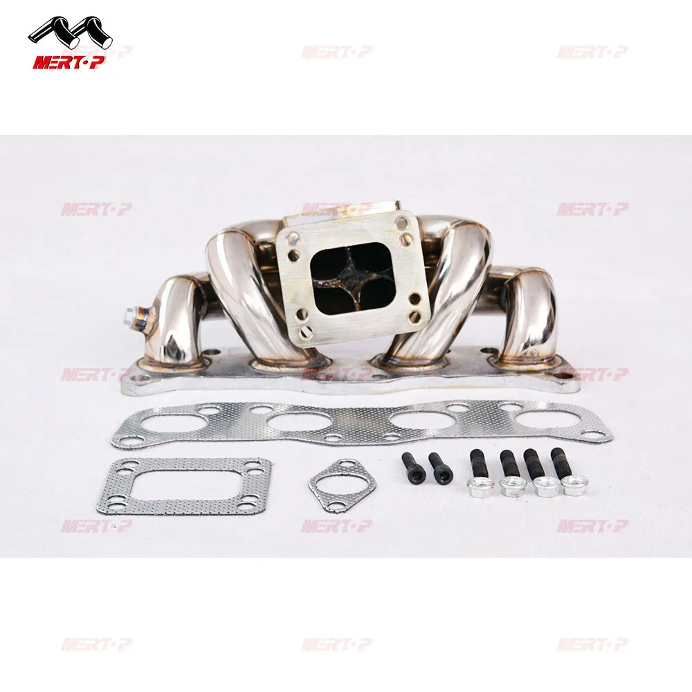 Mertop New DesigN SS304 manifold for N*ssan 180sx 200sx Silvia CA18DET Top Mount 1989-1998 manifold