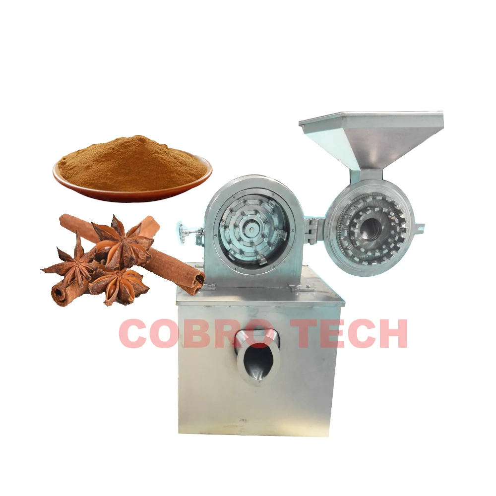 Cumin chili flakes turmeric spices powder herb pulverizer machine pin mill
