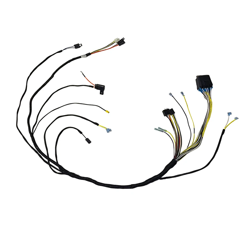 Wavelink Factory Manufacturing Custom Electrical Automotive Wiring Harness with Fuse Holder Auto Cable Assembly