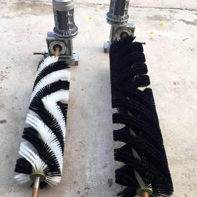 Nylon/PP belt conveyor cleaning roller brush from Jiazhi factory