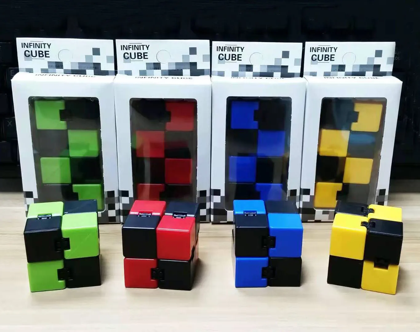 Hot sale stress relief Colorful ABS infinity cube Fidget toys fidget