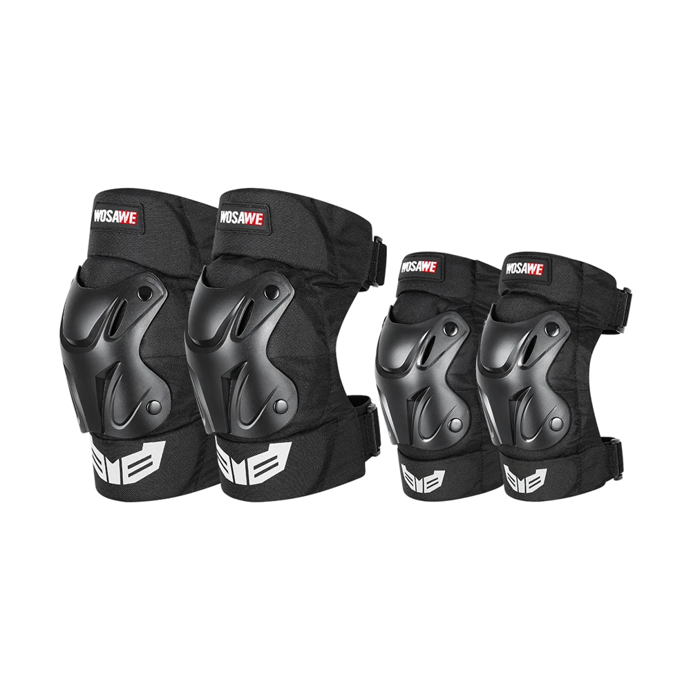 WOSAWE Motorcycle Protective Knee Pad Elbow Pad MOTO Off-road Motocross Protection Gear Body Guard Bicycle Protector