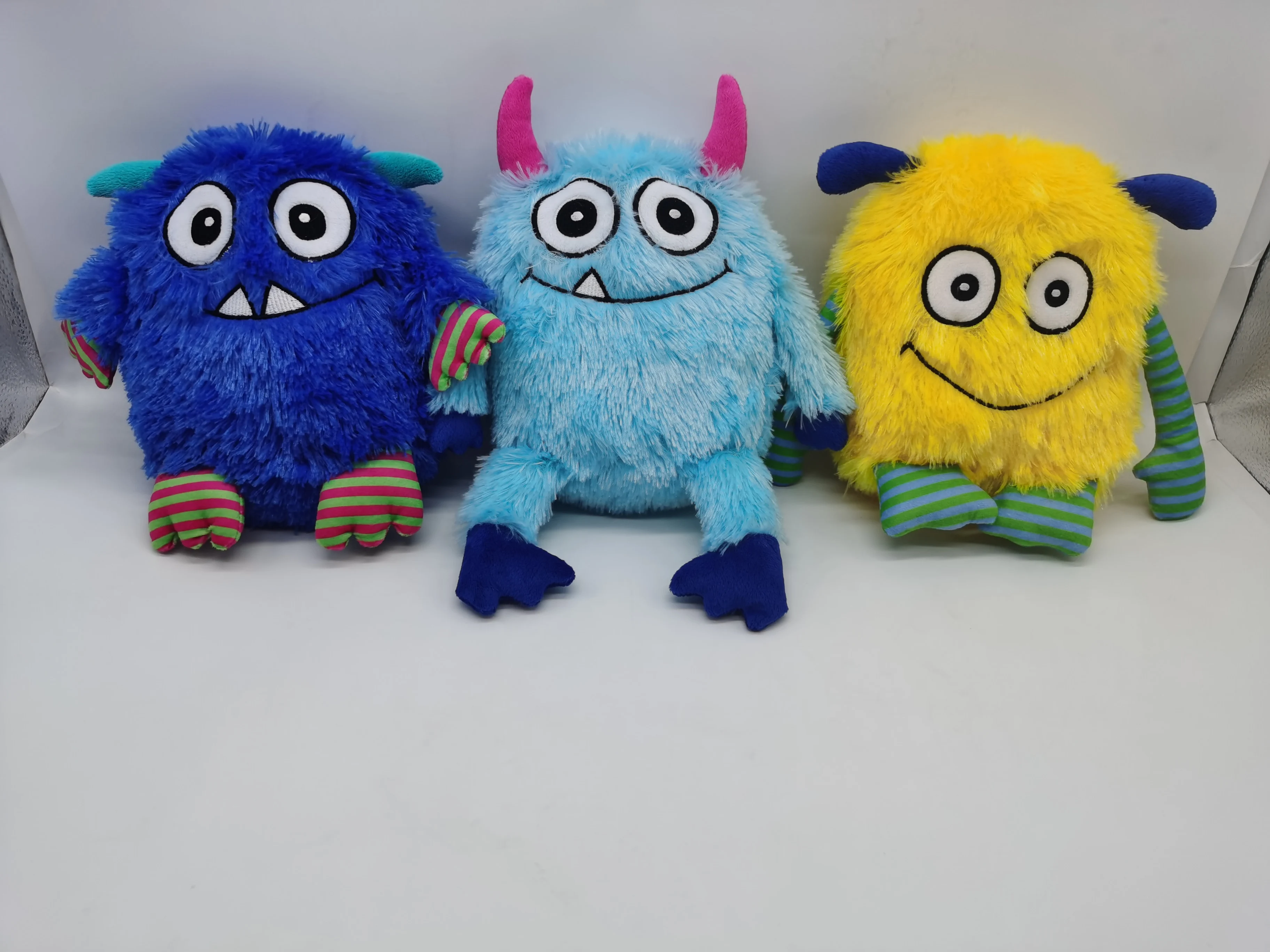 Cute Plush Little Monster Toy Artificial Fur Alien Animal Toys Stuffed Animal Toys OEM