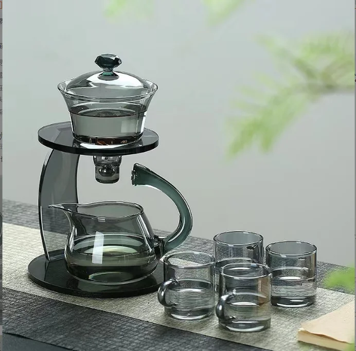 Heat-resistant Glass Teapot Deer Borosilicate Glass Teapots Set With Magnetic tea pots