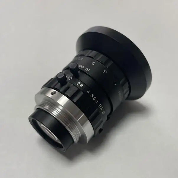 1 дюйм, формат изображения F1.4, ручная Радужная оболочка, 2 МП, 6,5 мм, FOV, 110 градусов, C-образное крепление, 1 дюйм-32un, объектив видеонаблюдения с резьбой для 1 дюймового датчика