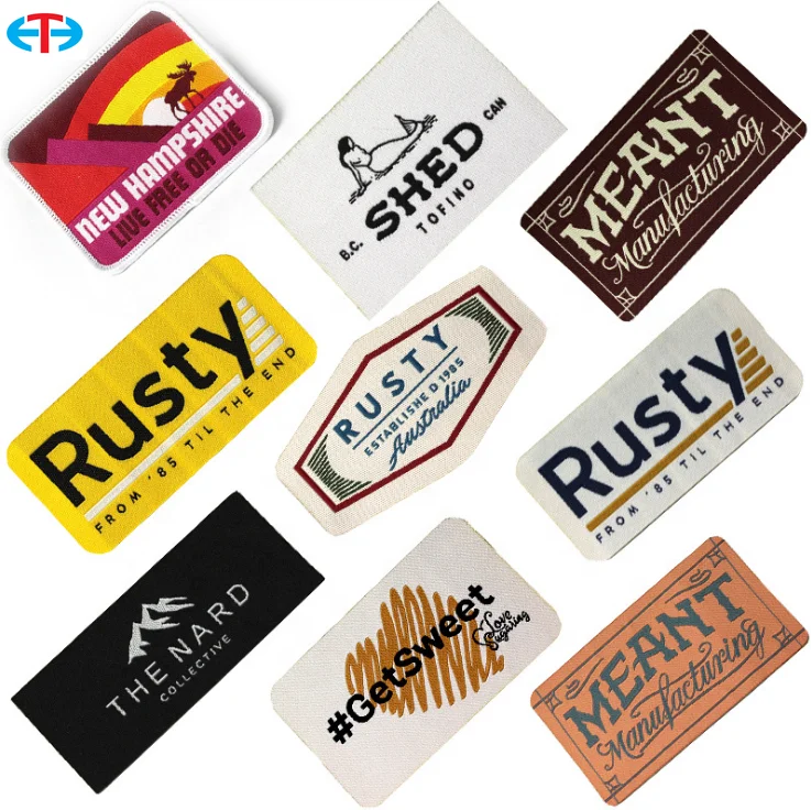 
Factory hot sell custom clothing woven label 