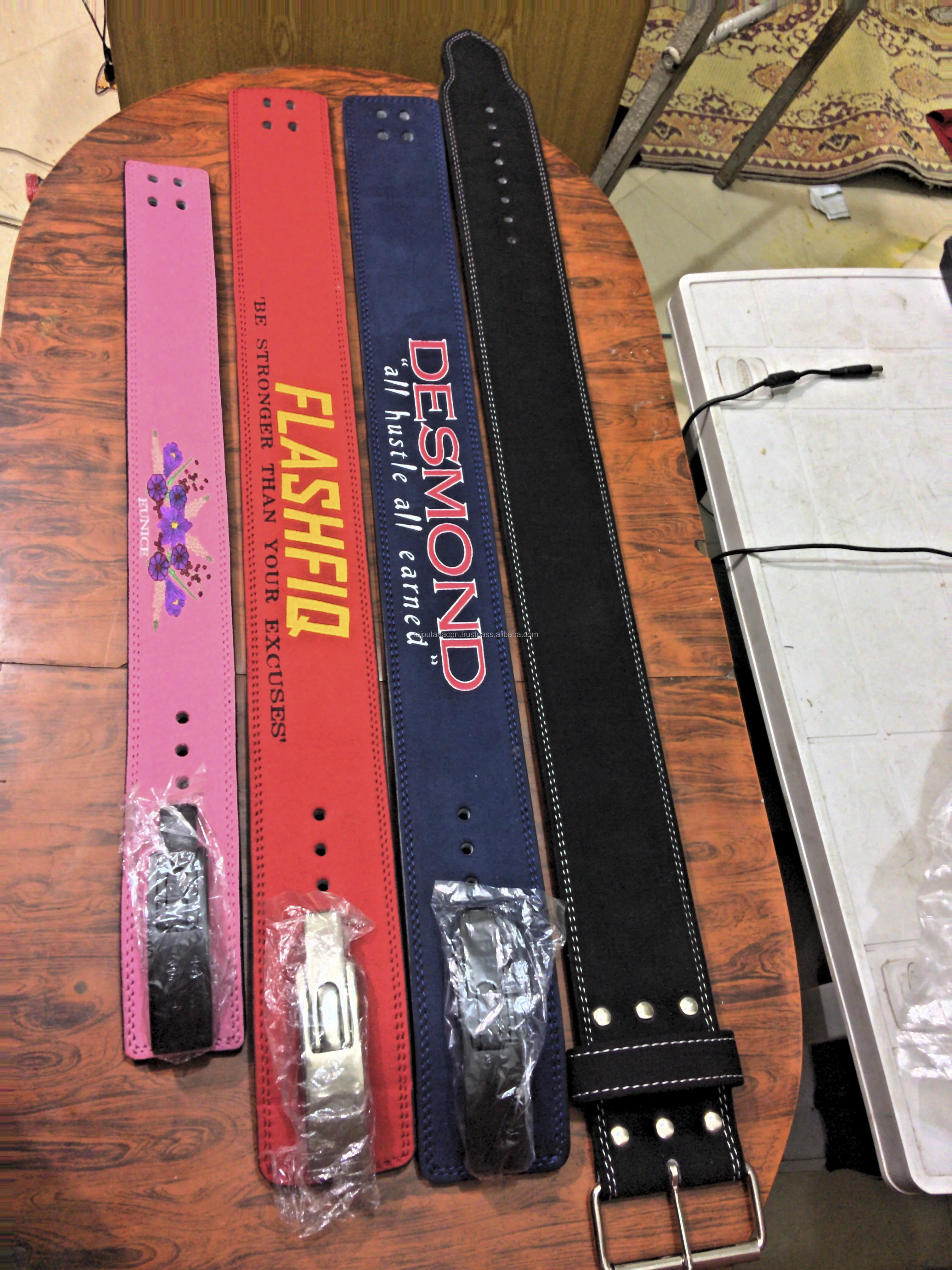 Body builder super heavy power lifting belts 10,13mm / Leather PU Belt For Gym prong| Lever buckle For Weightlifting Custom Made