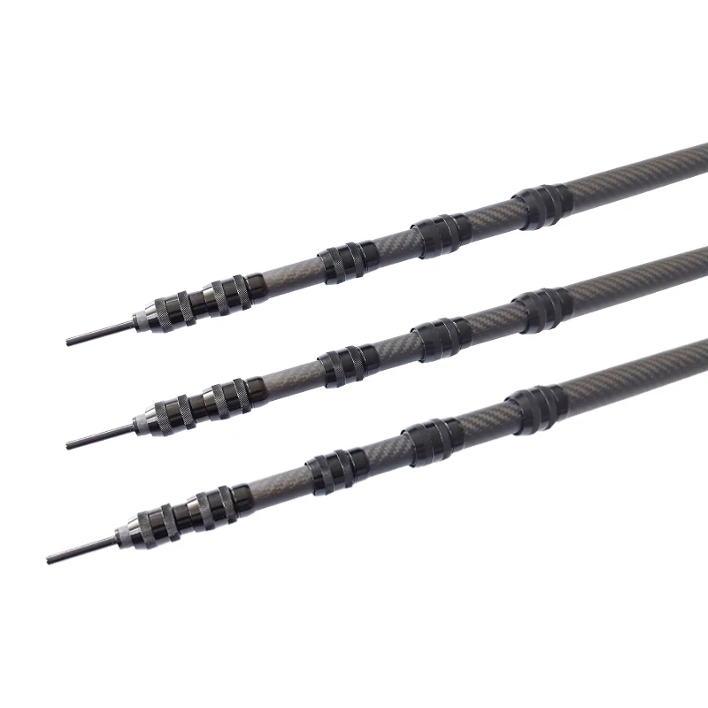 high strength 2m carbon fiber telescopic pole carbon tarp tent pole