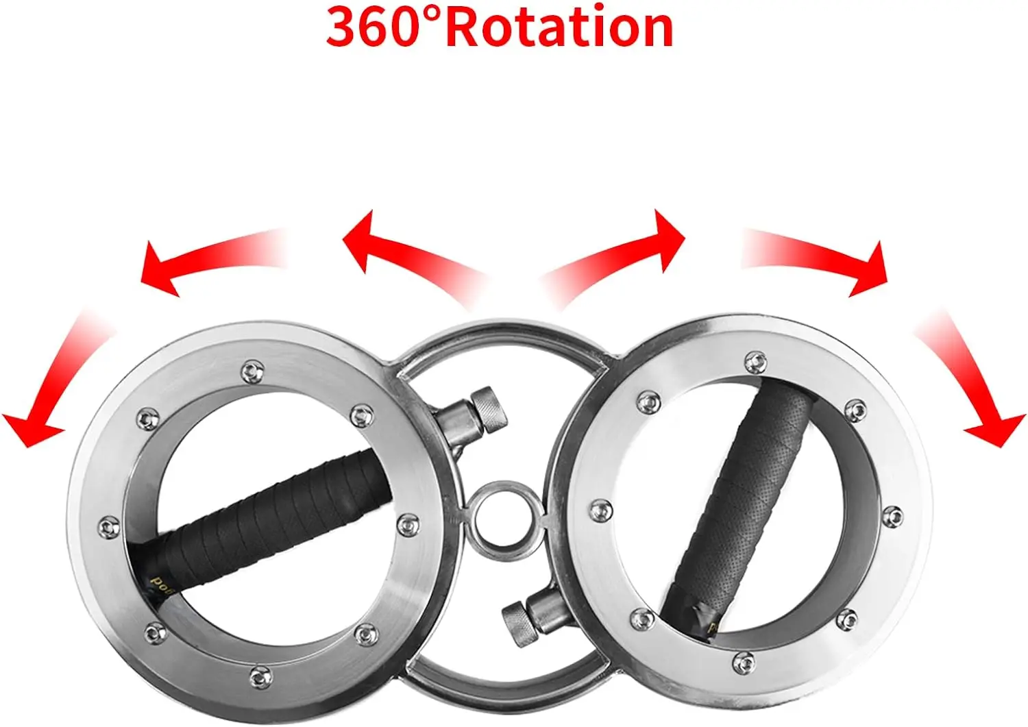 Steel Adjustable 8 12Lbs Power Twister Muscle Exerciser Speed Arm Device Wrestling Rotator Machine Grip Ring Strength Training