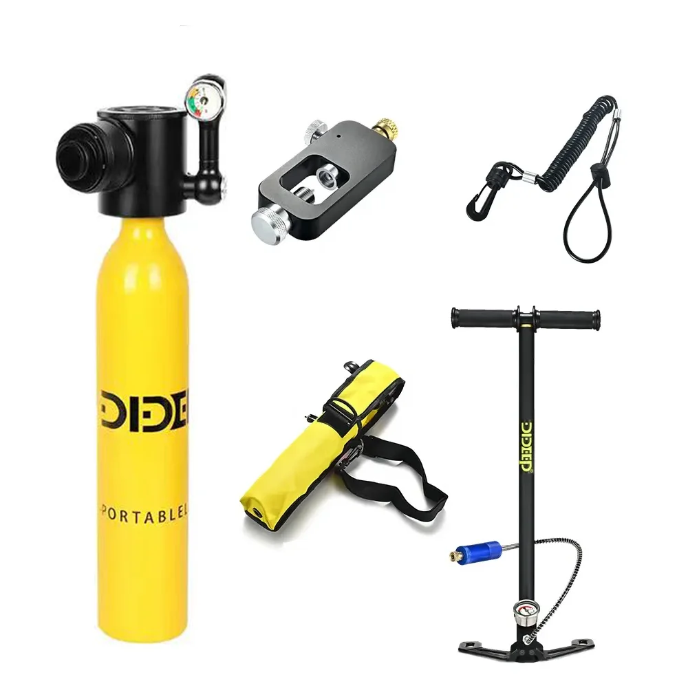 RS DIDEEP 0.5L X3000Pro Portable Mini Snorkel Scuba Tank Set High-Pressure Aluminum & Steel Diving Oxygen Air Diving Equipment