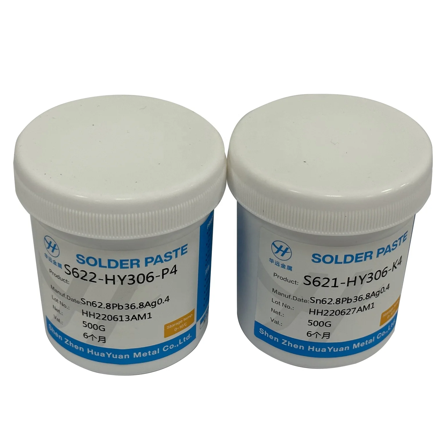 Sn5 Pb92.5 Ag2.5 SMT Solder Paste HuaKe Factory Tin Solder 500g Soldering Paste PCB LED Use With Lead Tin Alloy Soldering Paste